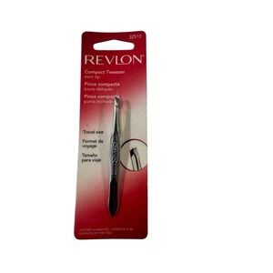 Revlon Travel Size Tweezer Slant Tip Stainless Steel New In Package